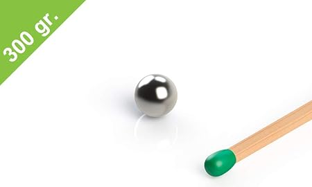 Kugelmagnet aus Neodym 5 mm, verchromt, Grade N35, Magnetkugeln mit 5mm Durchmesser als Deko