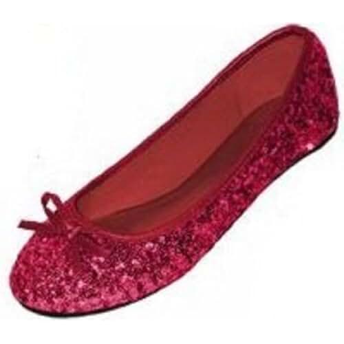 red sequin shoes women