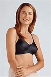 Amoena Women's Rita Wire-Free with Coolmaxa Pockets Bra, Black, 36B