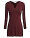 Bepei Women V Neck Long Sleeve Knit Tops Business Casual Wear Blouses Shirts
