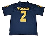 2016-2017 Mens Charles Woodson 2 College Football Jersey Limited Navy Blue