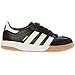 adidas Performance Kids' Samba M K Indoor Soccer Cleat (Little Kid/Big Kid),Black/White,12 M US Little Kid