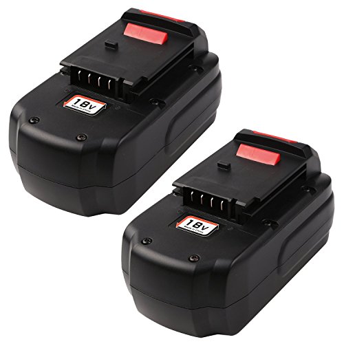 Neretva 2 Pack 18V 3.0Ah Battery Replacement For Porter Cable PC18B-2 Cordless Power Tools