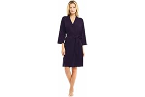 U2SKIIN Women Robes Long Knit Bathrobe Soft Sleepwear Comfortable Ladies Stretch Loungewear