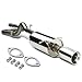 Auto Dynasty 3.5 Inches Rolled Muffler Tip Catback Exhaust System Compatible with 05-10 Chevy Cobalt Pontiac G5, Stainless Steel