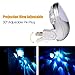 Emotionlite Plug in Night Light, LED Projector Nightlight, Multi Colored Rotates, Dusk to Dawn Sensor, for Kids Adults Bedroom Bathroom Hallway Stairways Kitchen Corridor, UL Listed, 4 Pack