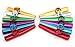 Foraineam 12 Pack 6 Colors Musical Music Instruments Metal Aluminum Kazoos