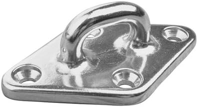 SEA DOG CORPORATION Eye Plate Diamond Stainless Steel 3 1/8