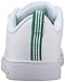 adidas Kids' VS Advantage Clean Sneaker, White/White/Green, 9 M US Toddler