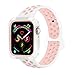 BRG Compatible with Apple Watch Band 38mm 42mm with Case, Shock-Proof Protective Case with Silicone Strap Replacement for iWatch Series 3,Series 2,Series 1