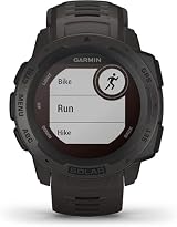 Garmin Instinct Solar Rugged Outdoor Smartwatch Graphite Built-in GPS Health view 4