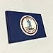 American Sheepdog Virginia State Flag PVC Patch - Full Color Edition