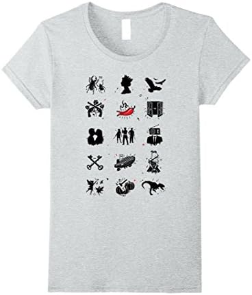 Womens Famous Bands T-shirt Medium Heather Grey