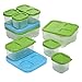 Rubbermaid LunchBlox Sandwich Kit, Green, Pack of 2