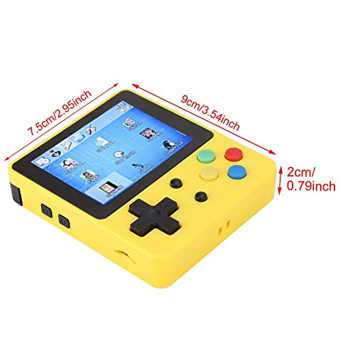 Mini Handheld Game Console, 2.6 Inch HD Screen Classic Games Retro Games Player Compatible with for GBA/GBC/GB/FC/SFC/NEOGEO/CPS/PS1/ATARI(Yellow) - Thumbnail 6