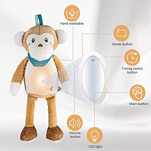 Sleep Soothers for Sleeping Baby, Baby Lullaby Stuffed Animal Plush Toy