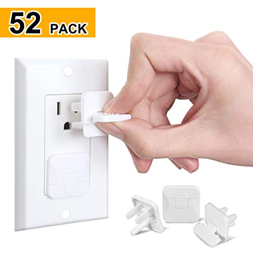 52-Pack-Safety-Outlet-Covers-Baby-Proofing-Electrical-Socket-Outlet-Plugs-3-Prong-Child-Proof-for-Kids-House