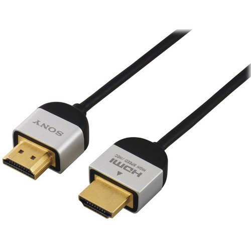 Sony DLC-HE20S Slim High speed HDMI Cable, 2 m (6.56-Feet)