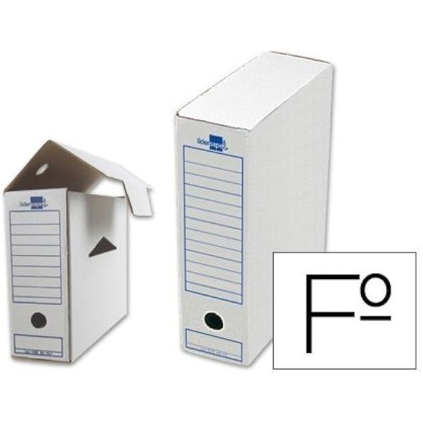 Liderpapel DF02 - Caja archivo definitivo: Amazon.es: Oficina y papelería