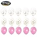 KUNGYO 3rd Birthday Party Decor Kit - Giant Rose Gold Number 3 Foil Balloon, Pink Ribbons, Latex Confetti Balloons, 18 Pieces Party Supplies for Girl Birthday Anniversary Ceremony