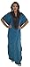 Moroccan women caftan handmade cotton with brown hand Emroidery long length Blue one size