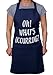 Gift House Int Oh! What's Occurring Apron, Blue