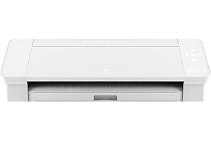 SILHOUETTE AMERICA Silhouette Cameo 4 with Bluetooth, 12" Cutting Mat, Autoblade 2, 100 Designs and Silhouette Studio Software - White Edition