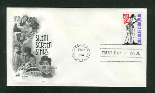 Charlie Chaplin Silent Screen Star ArtCraft First Day Cover Cachet FDC 2821