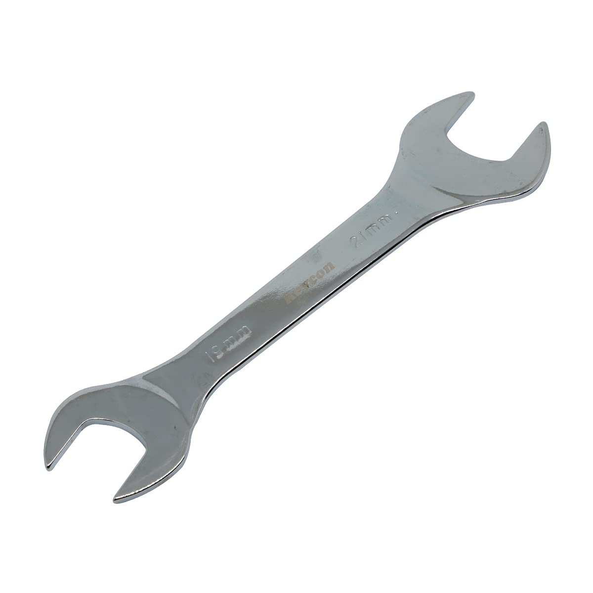 ExcInter Open Ended Spanner, 19mm & 21mm Double End Silver Wrench 3mm Ultra Thin Repairing Tool for Use Under Narrow Space Conditions(1 PCS) — image 1