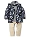 Little Me Baby Boys' 2 Piece Jacket and Pants Set