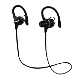 Bluetooth Headphones, Lobkin Wireless Sports Earphones w/ Mic IPX7 Waterproof HD Stereo Sweatproof In Ear Earbuds for Gym Running Workout 8 Hour Battery Noise Cancelling Headsets