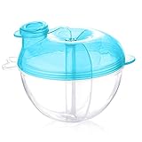 Accmor Baby Milk Powder Formula Dispenser, Non-Spill Formula Dispenser and Snack Storage Container, Blue