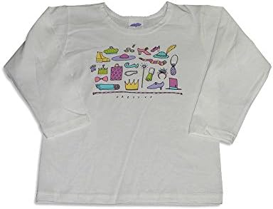 Mulberribush - Little Girls' Long Sleeve T-Shirt, White 27530-5/6