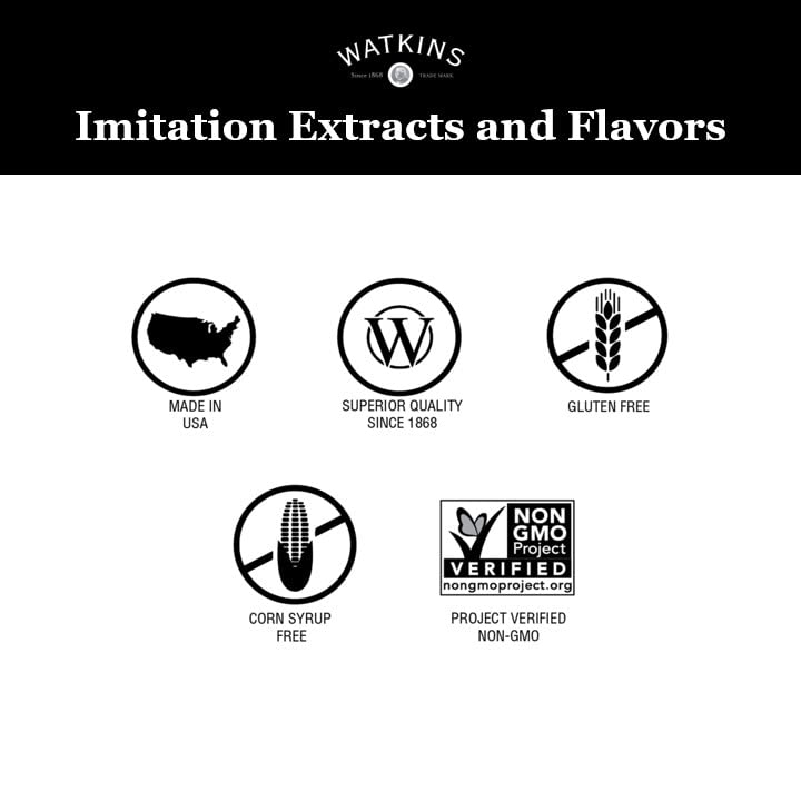 Watkins Rum Extract with Other Natural Flavors, 2 oz. Bottles, Pack of