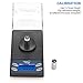 Smart Weigh Ultra Slim Jewel Digital Pocket Scale 20g x 0.001g Capacity, with Calibration Weight and Tweezers,Black
