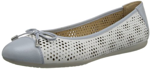Geox Women's Lola Perforated Ballet Flat