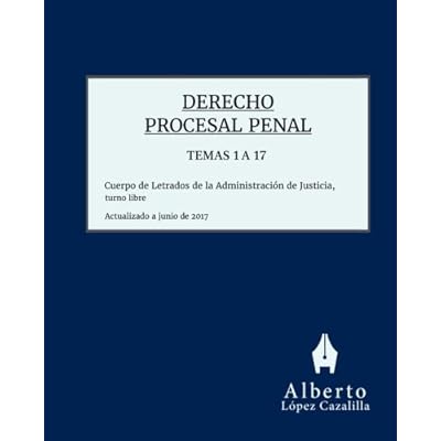 Derecho Procesal Penal - Temas 1 a 17: Acceso al Cuerpo de Letrados de la Administración de Justicia, turno libre