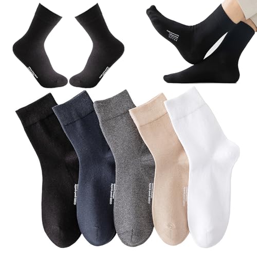 5 Pares Calcetines Deportivos para Hombre y Mujer, Calcetines Hombre Deporte, Calcetine Cortos Algodón Transpirables, Ideales para Deporte, Correr, Casa, Trabajo, Verano
