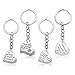 Teacher Appreciation Gifts for Women, 4PCS Heart Pendant Keychain Jewelry Set, Thank You Gift Graduation Gift for Teachers