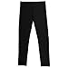 French Toast Toddler Girls' Legging With Ruched Side Panel, Black, 2T