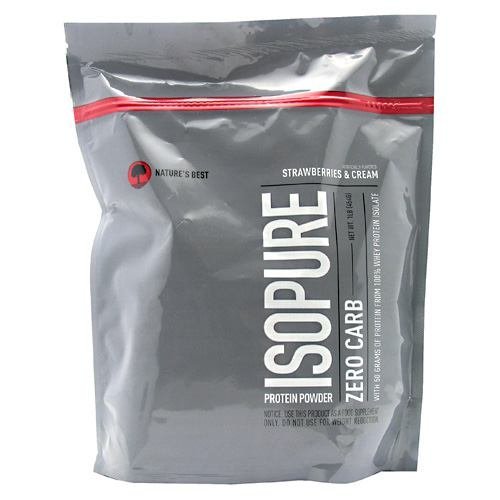 Nature's Best Zero Carb Isopure - Strawberries & Cream - 1 lb (454g)