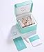 Xinge Women's Rose Gold Watch Set Quartz Jewelry Bangle Watch and Bracelet 590