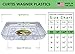 Curtis Wagner Plastics SQDS-1000 Carpet Saver Plant Tray Drip Pans (5-Pack) – Clear, Square (Diameter = 10″ top, 7.75″ Bottom, 1.62″ Depth) Thick Plastic Indoor & Garden – Clear, Black & Terracottathumb 2