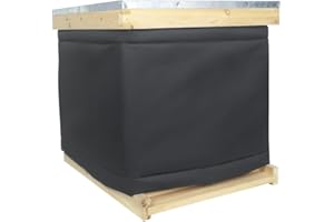 WITBEE Bee Hive Wrap, Winter Hives Beekeeping Supplies fit 1 Deep Hives with 1 Medium Hive Box, Winter Protection Cover 600D Oxford Insulated Cover, Lightweight, Reusable (81"x15.7")