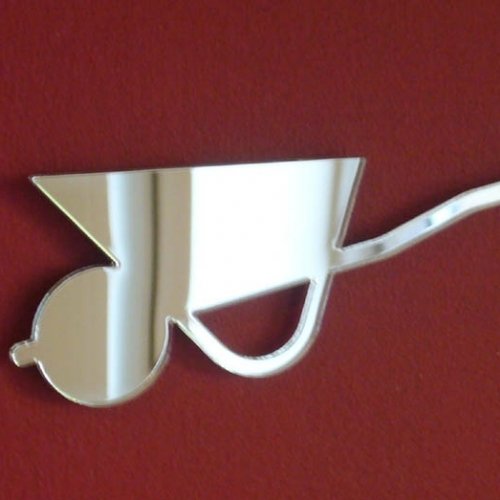 Super Cool Creations Wheelbarrow Mirrors - 45cm x 33cm