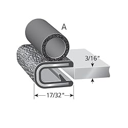 Trim-Lok Trim Seal with Side Bulb – Fits