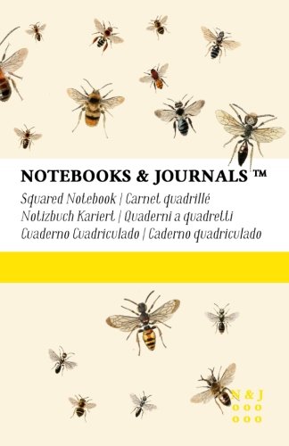 Notebooks & Journals, Bees (Nature Collection) Large, Squared, Soft Cover