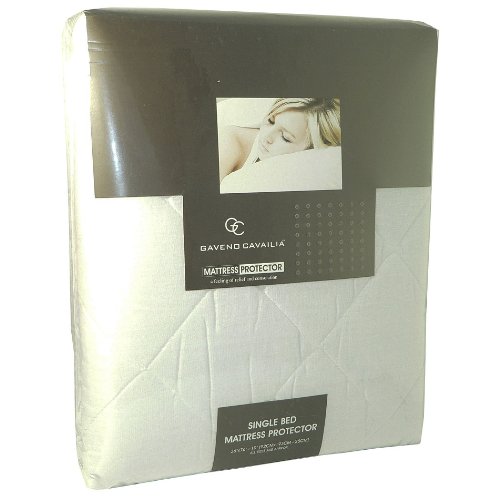 Gaveno Cavalia Extra Soft QUILTED MATTRESS PROTECTOR White Single — image 1