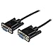 StarTech.com 1m Black DB9 RS232 Serial Null Modem Cable F/F - DB9 Female to Female - 9 pin RS232 Null Modem Cable - 1 meter, Black primary