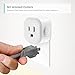 WiFi Smart Plug, Maxcio Mini Wireless Remote Control Electrical Smart Plug Mini Outlet, Compatible with Amazon Alexa and Google Home- 2 Packs
